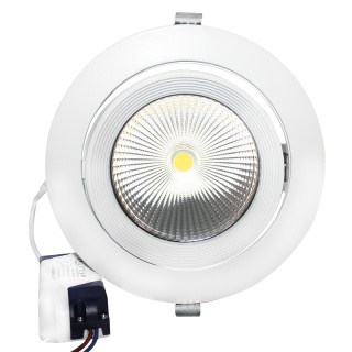 LED COB χωνευτό κινητό φωτιστικό οροφής 30W 60° 3000K (LINO3030)