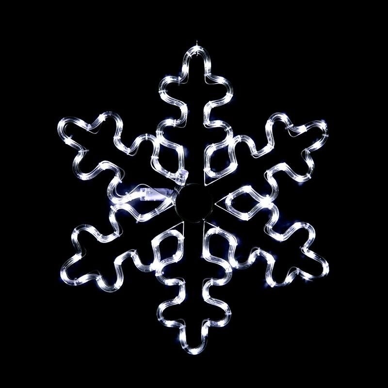 96 Leds (3mm) Snowflake Ψυχρό Flash (XSNOWBLEDW56)