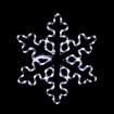 96 Leds (3mm) Snowflake Ψυχρό Flash (XSNOWBLEDW56)