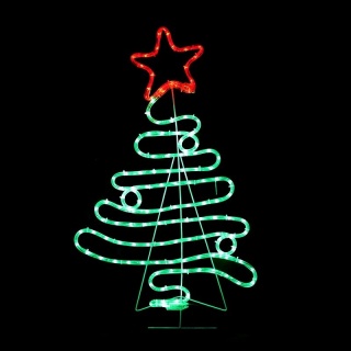 132 Leds (3mm) Christmas Tree (XTREELEDGR90)