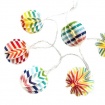 10 Led (5mm) Θερμά Λαμπάκια Paper Multicolor Balls (XO10WW2A)