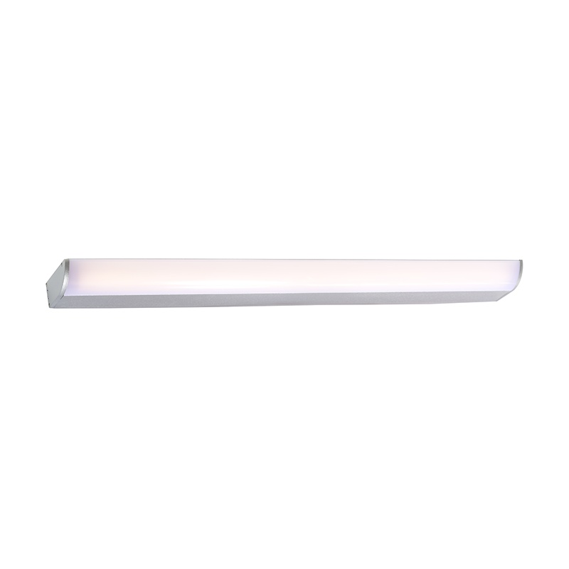 Aca Led Επιτοίχιο Φωτιστικό Μπάνιου 12W 3000K Ασημί (PN29LEDW57SR)