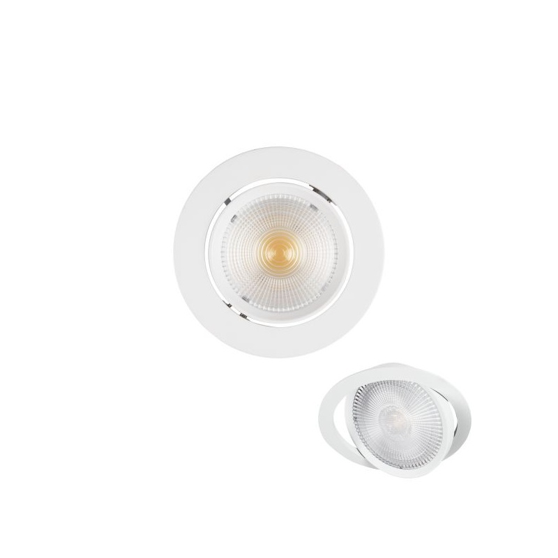 Spotlight LED COB Χωνευτό Κινητό Φωτιστικό 10W 60° 4000K (5989)