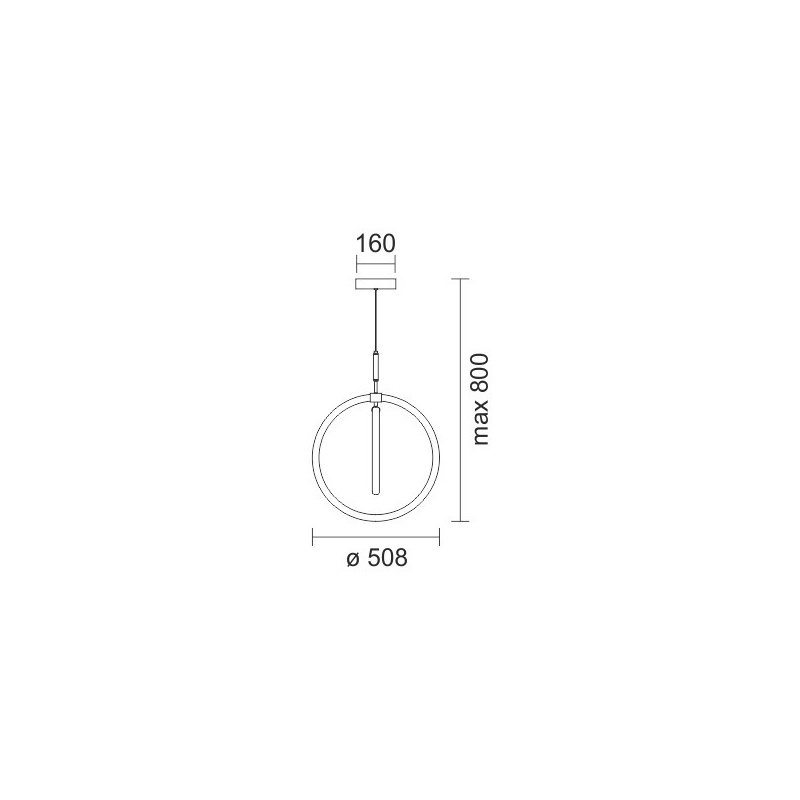 Spotlight Led Κρεμαστό Φωτιστικό 35W 4000K (3227)