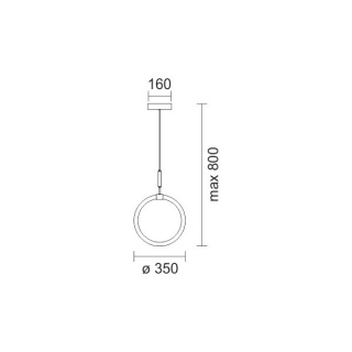 Spotlight Led Κρεμαστό Φωτιστικό 14W 4000K (3228)