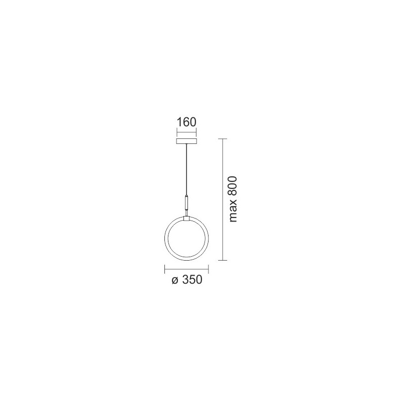 Spotlight Led Κρεμαστό Φωτιστικό 14W 4000K (3228)