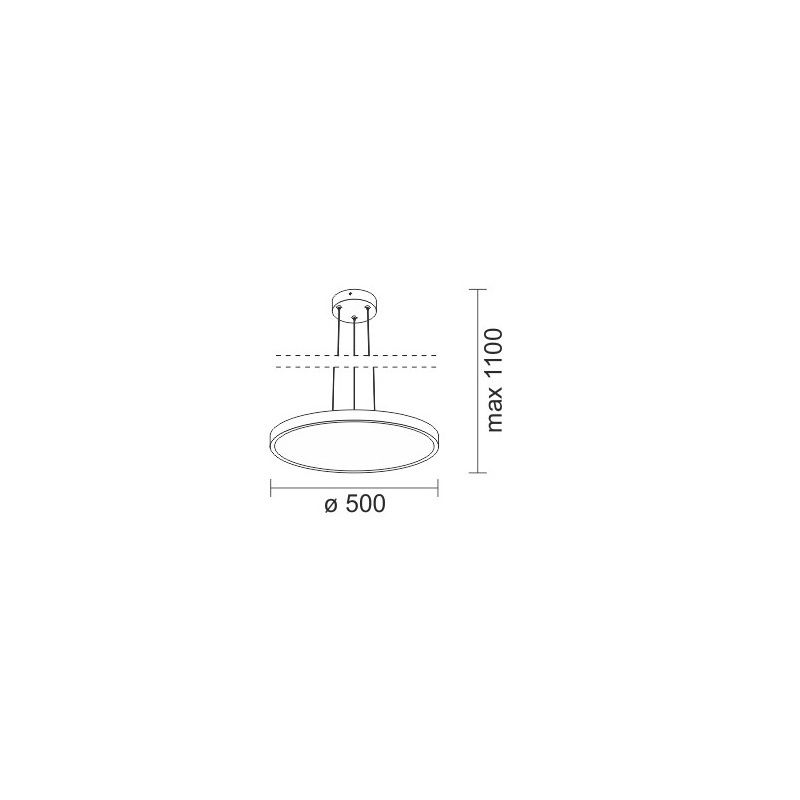 Spotlight Led Κρεμαστό Φωτιστικό 50W 4000K (3215)