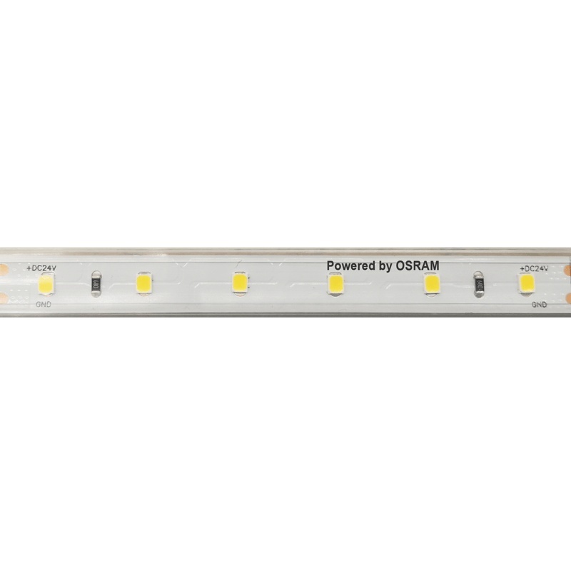 Αδιάβροχη SMD LED Ταινία (5 μέτρα) 12W/m 24V DC 3000K με OSRAM CHIP (24128030PC)