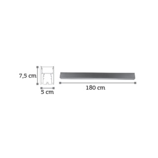 InLight Led Κρεμαστό Φωτιστικό 50W Μαύρο (6172-180-BL)