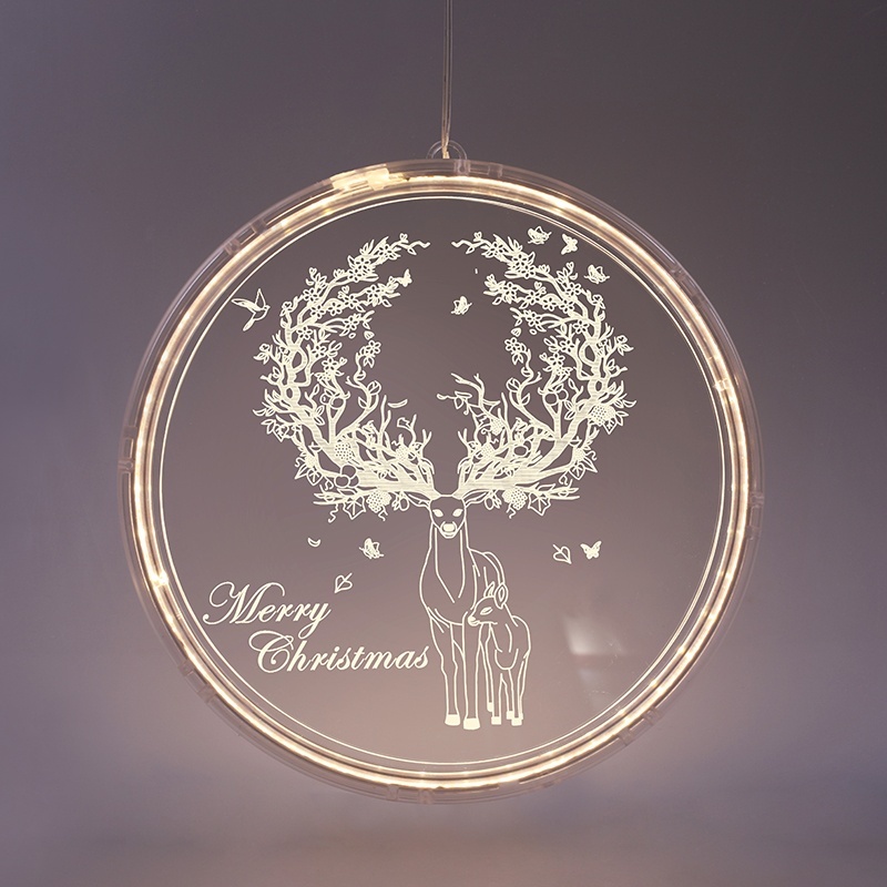 Led Διακοσμητικό 3D ACRYLIC REINDEER 36 Led Θερμά (X08361254)