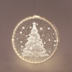 Led Διακοσμητικό 3D ACRYLIC XMAS TREE 36 Led Θερμά (X08361259)