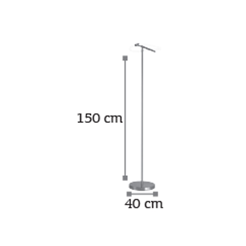 InLight Led Επιδαπέδιο Φωτιστικό 20W Χρυσό (45011-GL)