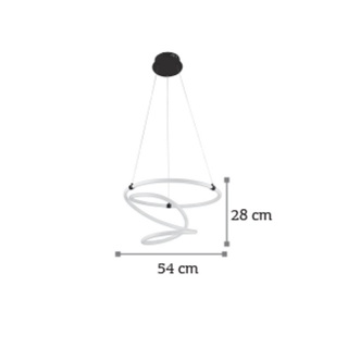 InLight Led Κρεμαστό Φωτιστικό 40W (6020)