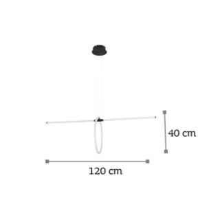 InLight Led Κρεμαστό Φωτιστικό 30W (6021)