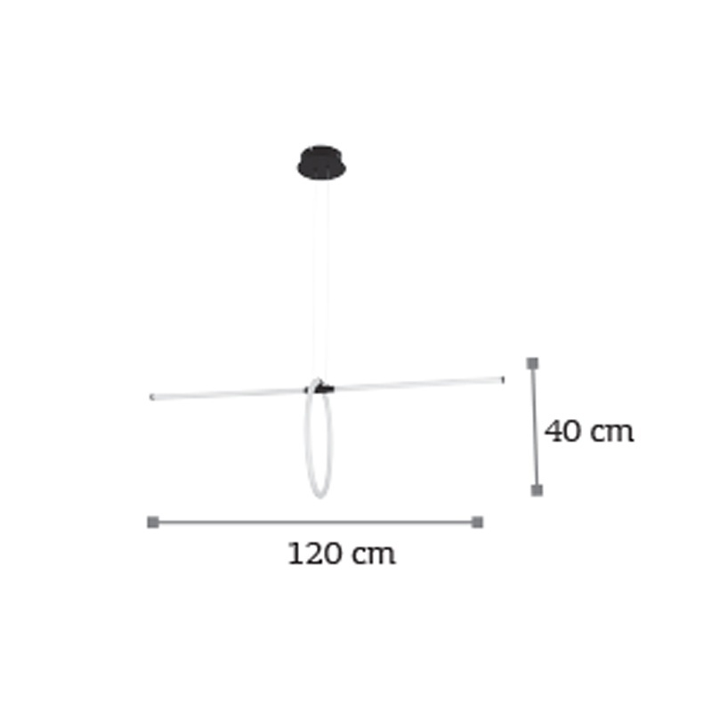 InLight Led Κρεμαστό Φωτιστικό 30W (6021)