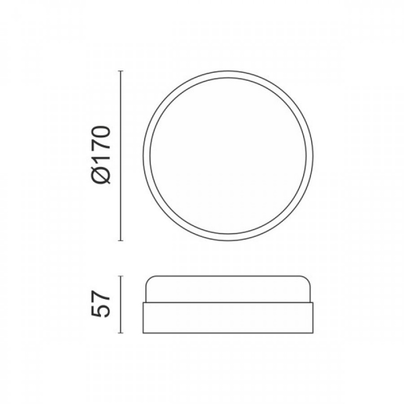 Spotlight Led Πλαφονιέρα 18W 4000K (7771)