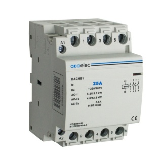 Ρελέ Ράγας 25Α 4NO 3M 230/400V (DY02130012)