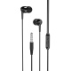 XO EP37 In-ear Handsfree 1.15M Μαύρο (16.002.0035)