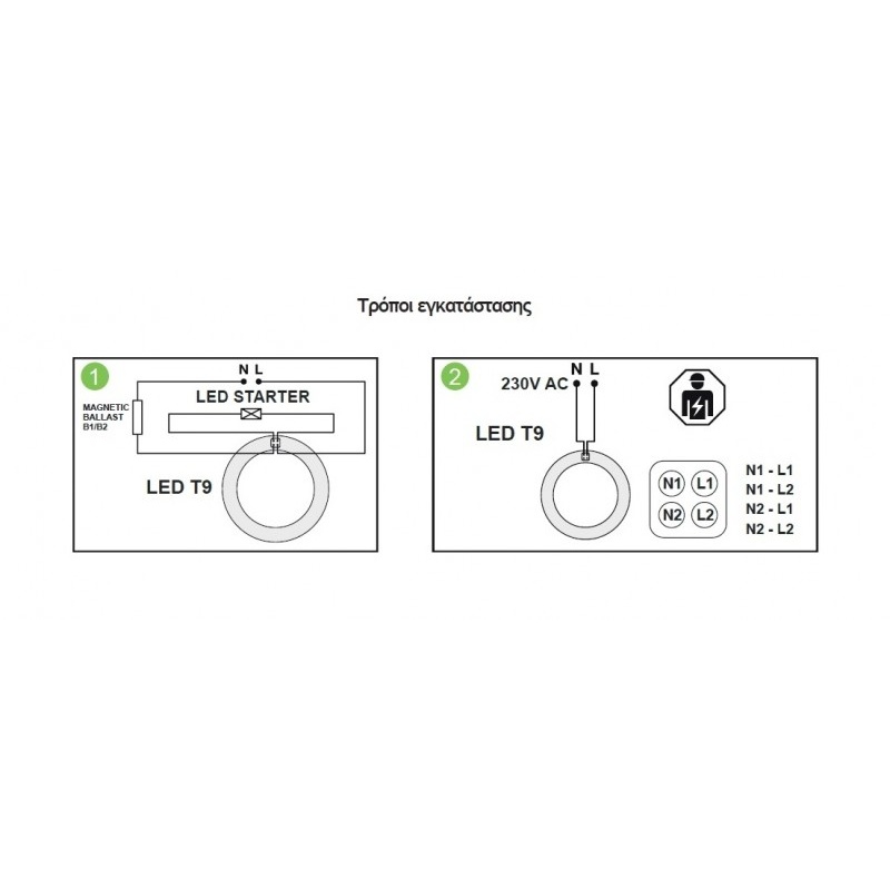 Λάμπα SMD Led Στρογγυλή 16W T9 6500K (G10Q16CW)