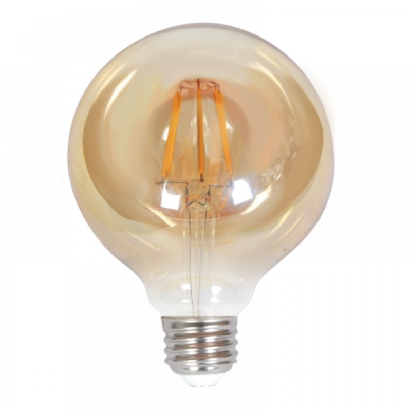 Λάμπα Cog Led Amber Globe Ø125 10W E27 2200K Dimmable (7.27.10.28.1)