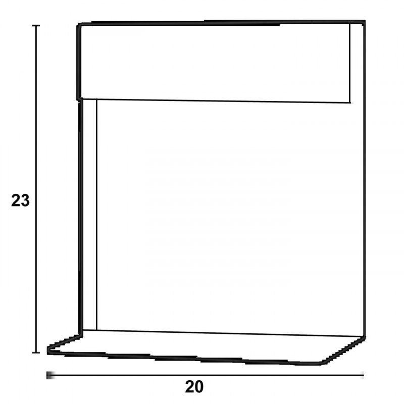 Arkolight Απλίκα Μέταλλο μαύρο G9 (173-3/Α1)