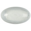 Arkolight Απλίκα polycarbonate οβάλ λευκή Ε27 Φ 27 (118,009)