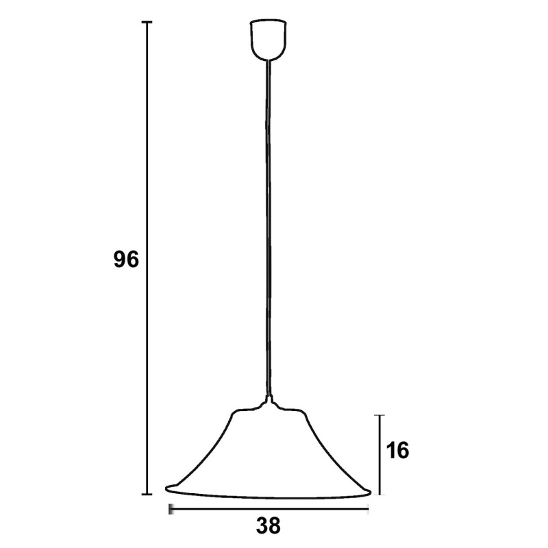 Arkolight Φωτιστικό μονόφωτο παιδικό plexiglass ροζ Ε27 Φ38 (105-5/38)