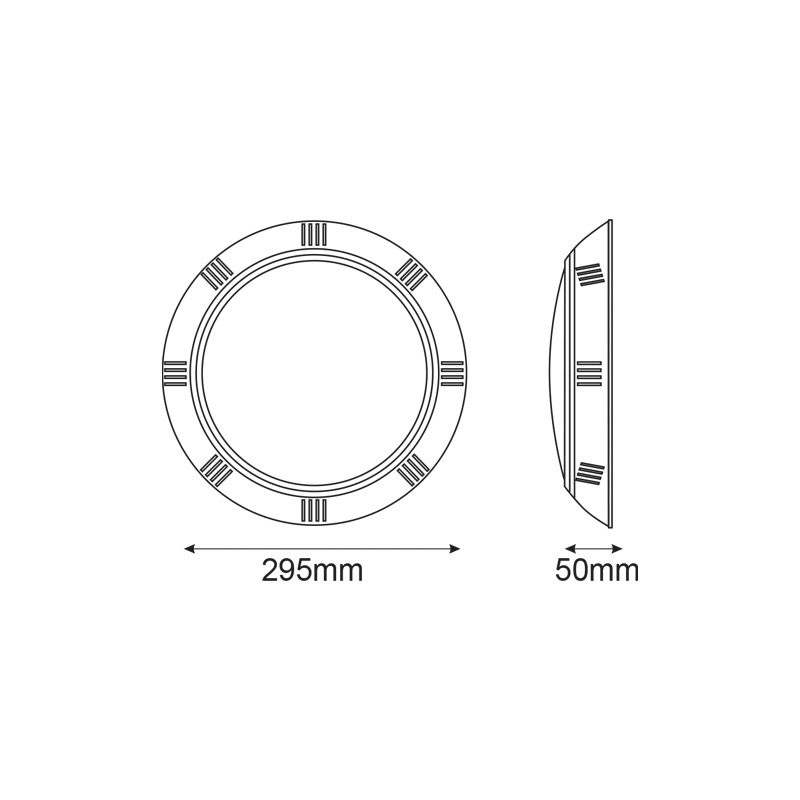 Φωτιστικό Πισίνας Led 25W 12V 90° 4000K (ALBA25NW)