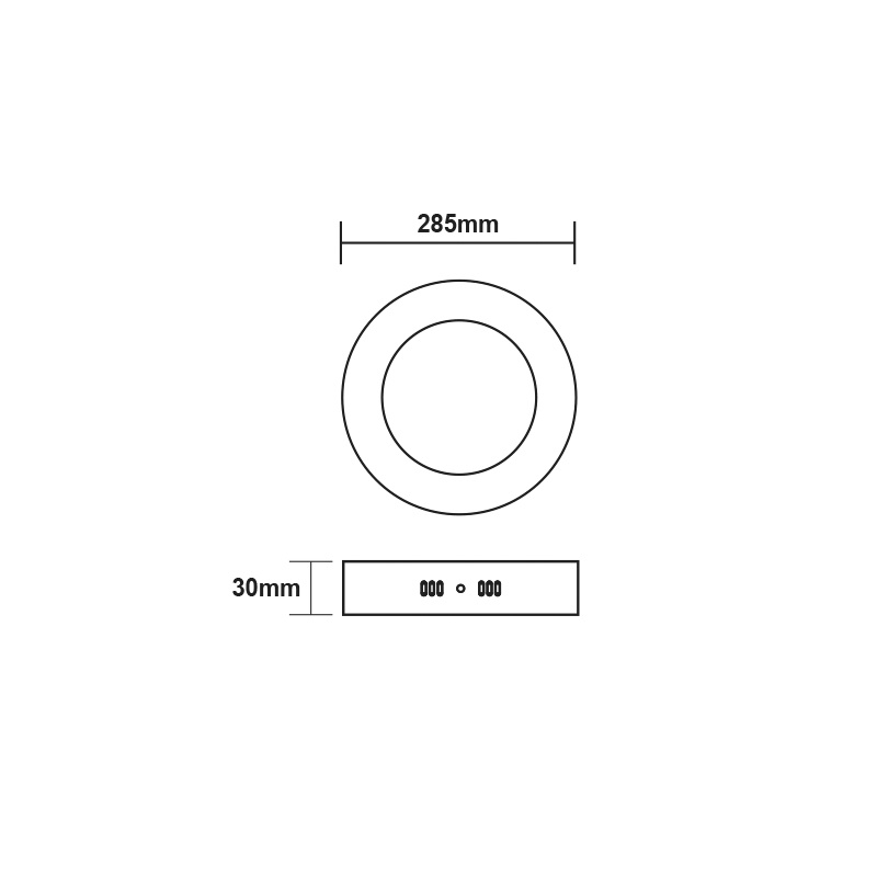 LED SMD panel ARCA 24W 120° 6500K (ARCA2465RW)