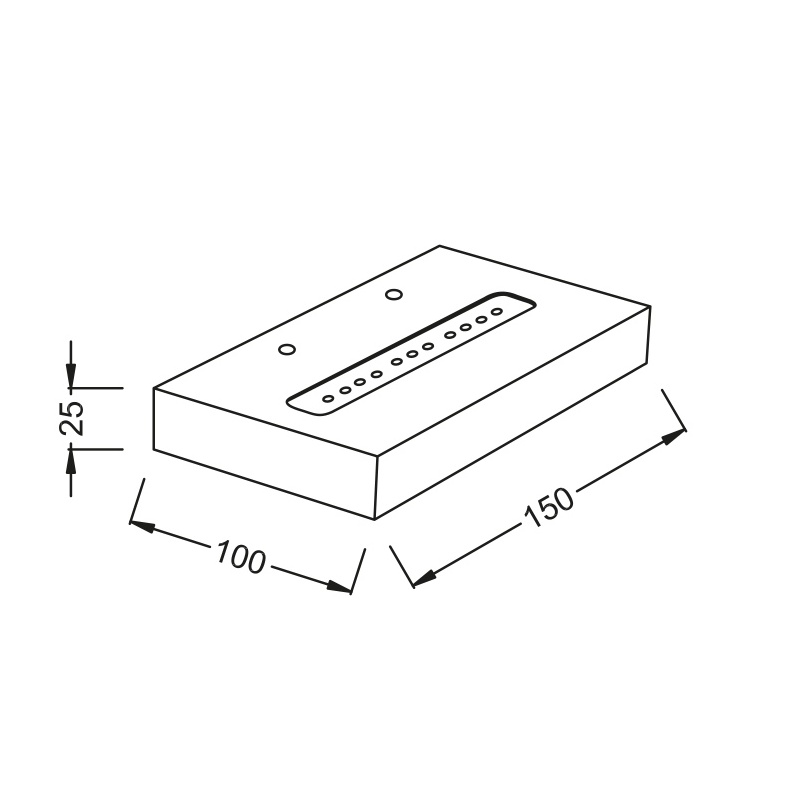 Aca Led Απλίκα Λευκή 3000K (L36310150U)