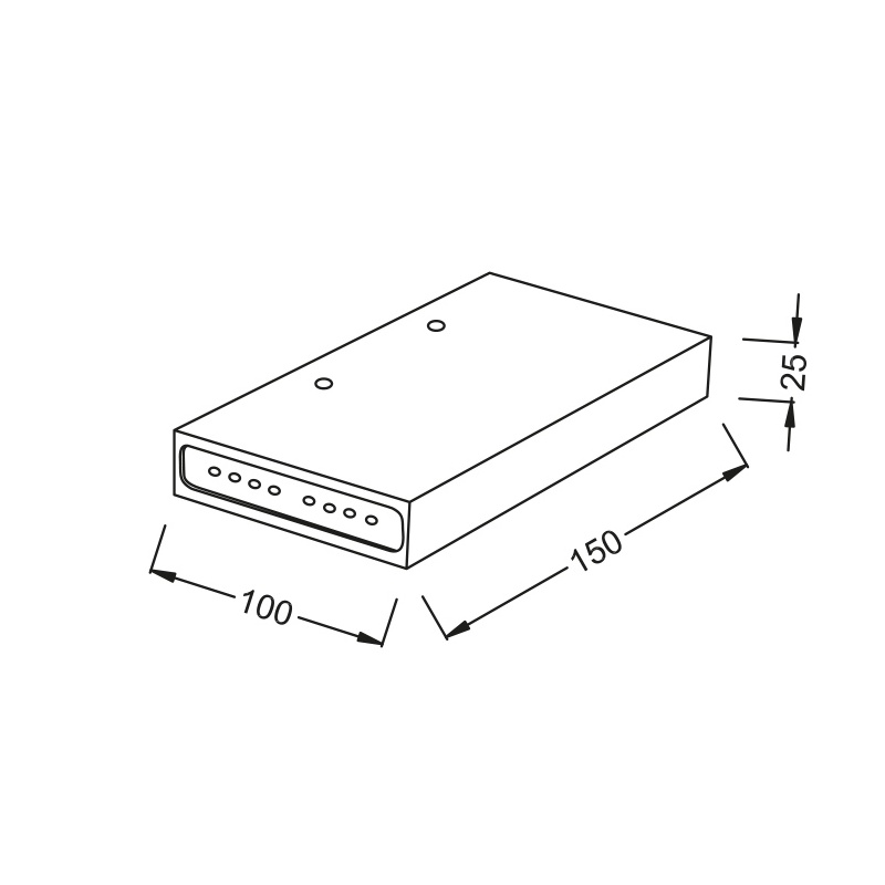 Aca Led Απλίκα Λευκή 3000K (L36310150B)