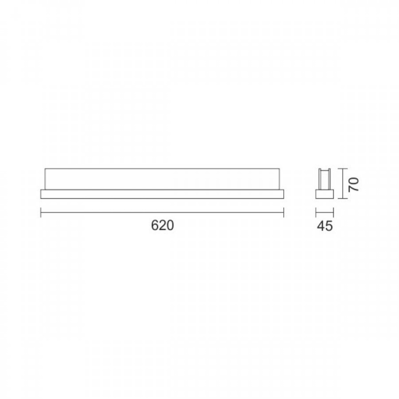 Spotlight Led Επιτοίχιο Φωτιστικό Μπάνιου 14W 4000K (6481)