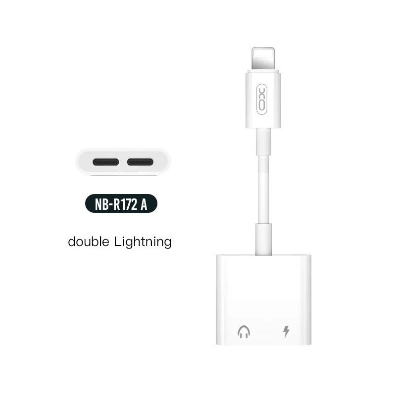 XO Αντάπτορας Lightning σε Διπλό Lightning (NBR172A)