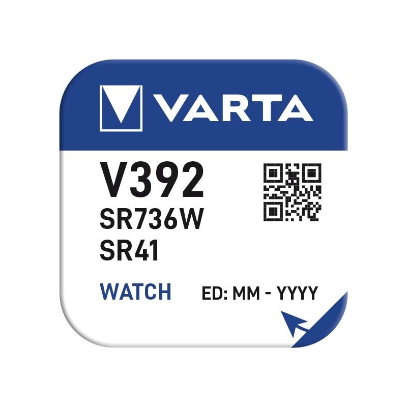 Μπαταρία Ρολογιού Varta V392 / LR41 1.5V (VG-MB392)