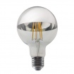 Λάμπα Led Filament Half Silver 8W E27 G95 2700K Dimmable (PALA958WWDIMS)