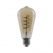 Λάμπα Led Filament Amber Spiral 4W E27 1800K Dimmable (CONDI4WWSDIMAM)