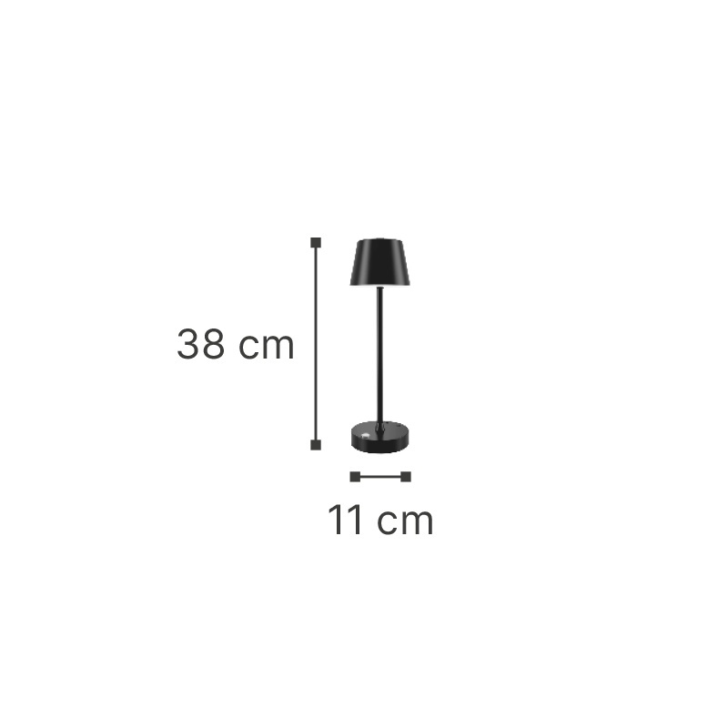 It-Lighting Tahoe Επαναφορτιζόμενο Led 2W CCT Touch Επιτραπέζιο Φωτιστικό Λευκό (80100220)