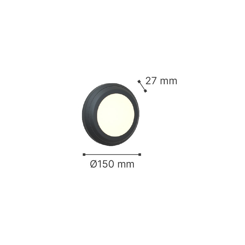 It-Lighting Jocassee Led 3.5W CCT Επιτοίχιο Φωτιστικό Λευκό (80201420)