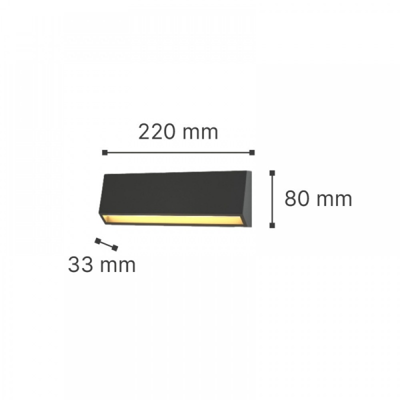 It-Lighting Blue Led 4W CCT Επιτοίχιο Φωτιστικό Λευκό (80202320)