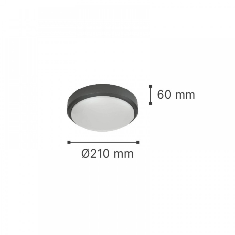 It-Lighting Echo Led 15W CCT Πλαφονιέρα Οροφής Λευκό (80300220)