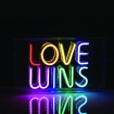 Aca Led Διακοσμητικό Love Wins 5V USB NEON Led (X131203718)