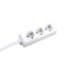 Acaelec Πολύπριζο 3 Θέσεων με καλώδιο 1.5m 3x1.5mm² Λευκό (BMS20C315)