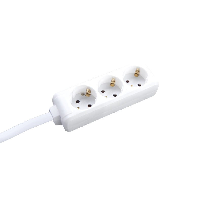 Acaelec Πολύπριζο 3 Θέσεων με καλώδιο 5m 3x1.5mm² Λευκό (BMS20C35)