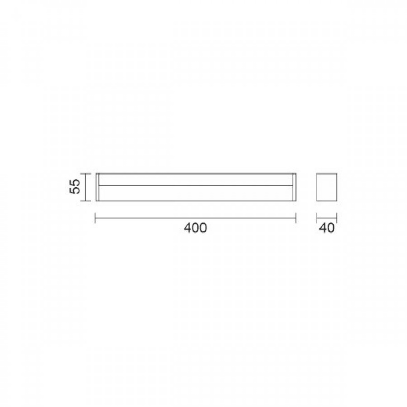 Spotlight Led Επιτοίχιο Φωτιστικό Μπάνιου 8W 3000K (6808)