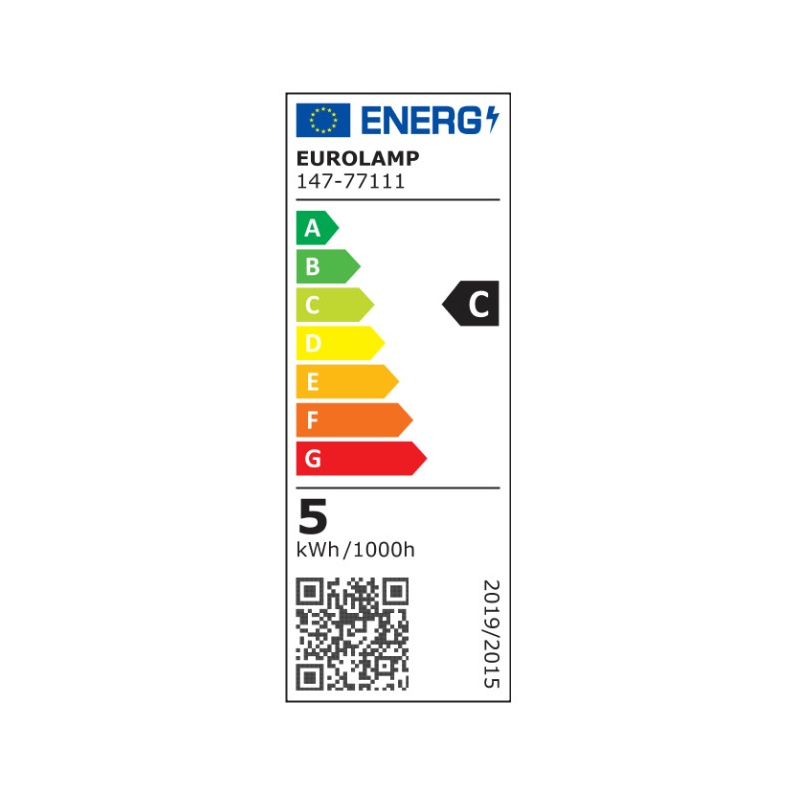 Eurolamp Λάμπα Led A60 5W E27 6500K 175-265V "PRO" (147-77111)