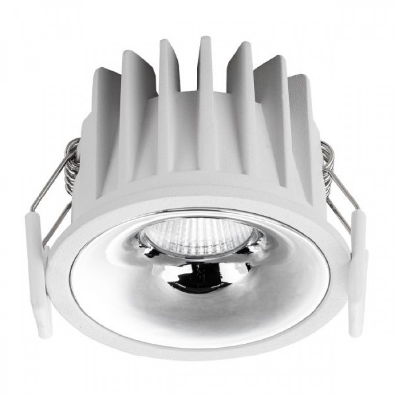 Spotlight LED COB Χωνευτό Κινητό Φωτιστικό 12W 24° 4000K (6765)