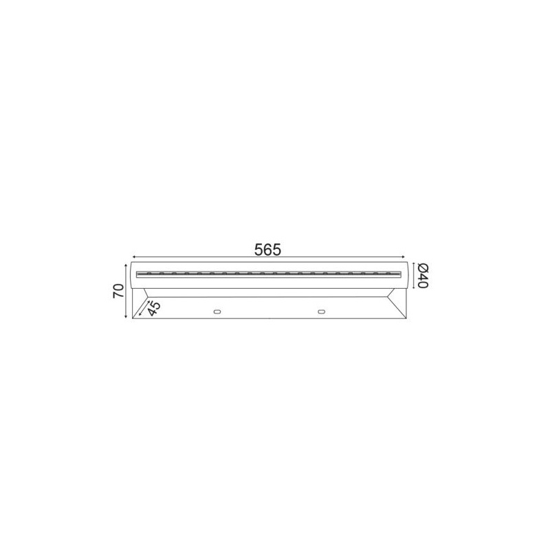 Aca Led Επιτοίχιο Φωτιστικό 15W (TNK7518315W)