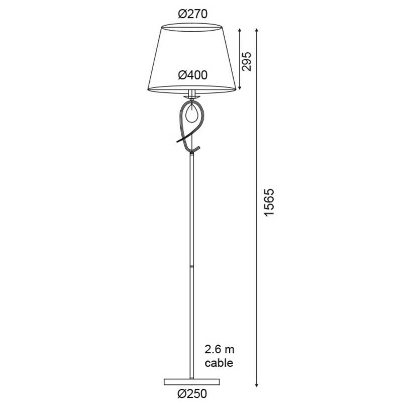 Aca Φωτιστικό Δαπέδου (TNK81490CG1F)