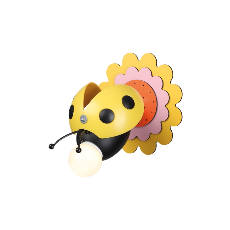 Aca Παιδικό Μονόφωτο Φωτιστικό Οροφής - Τοίχου "Μέλισσα" (ZN170161WY)