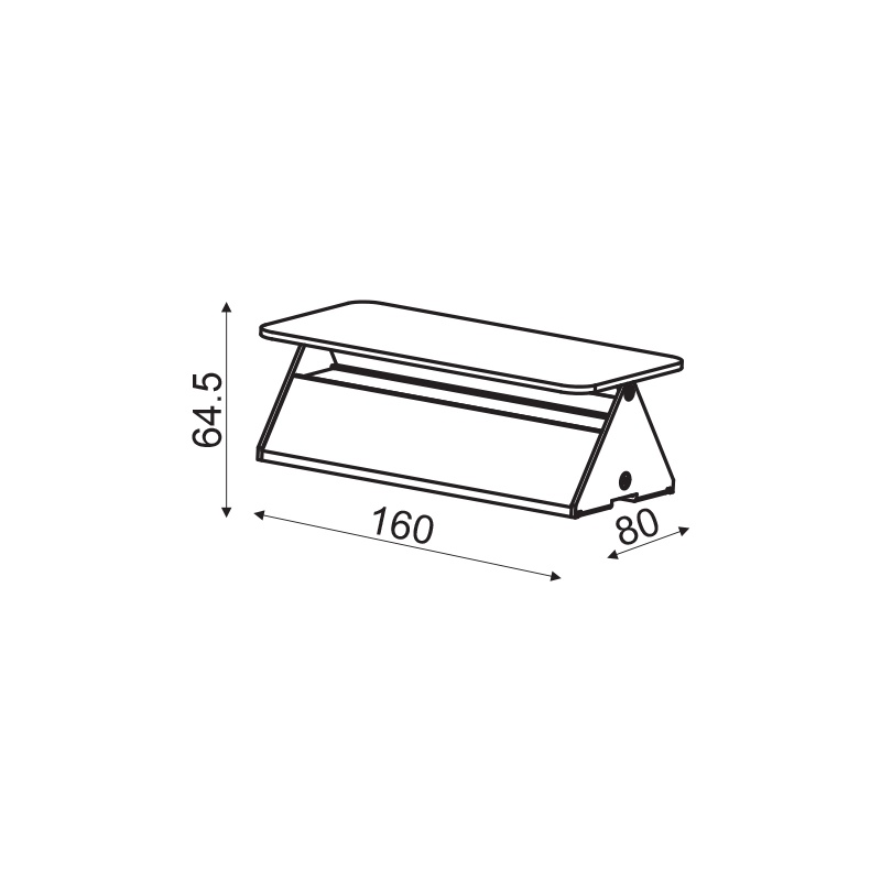 Aca Led Επιτοίχιο Φωτιστικό 5W 3000K Λευκό (ZD80645LEDWH)